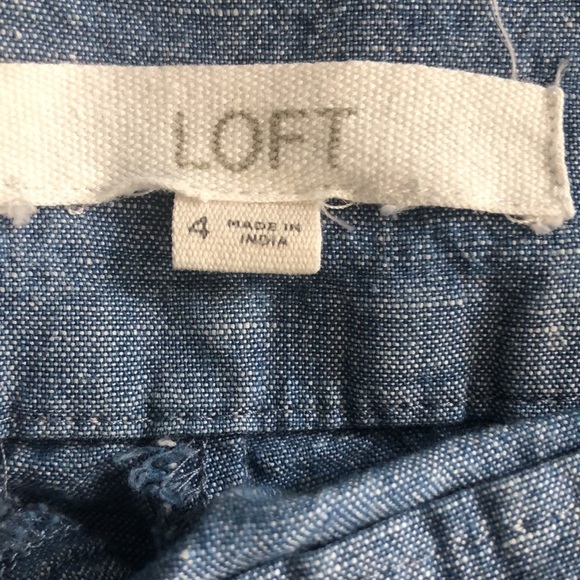 Loft The Riviera Linen Blend Short 4 - Picture 3 of 9